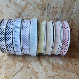 Fitas Viés Vincadas Algodão Pintas 18mm