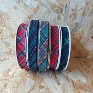 Fitas Viés Vincadas Algodão Escocês 18mm