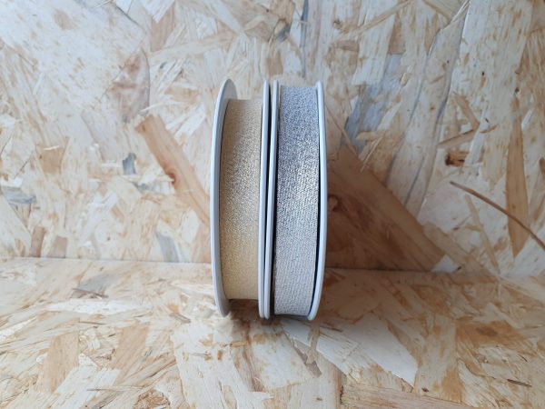 Fitas Viés Vincadas Lurex 18mm