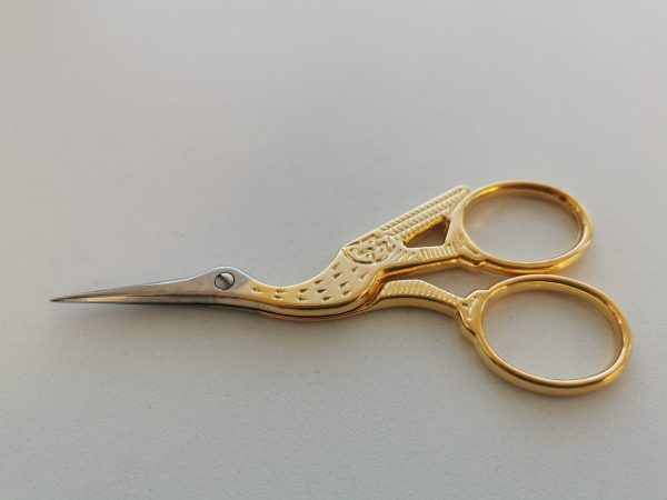 Tesoura Personalizada Dourada – Tam 1