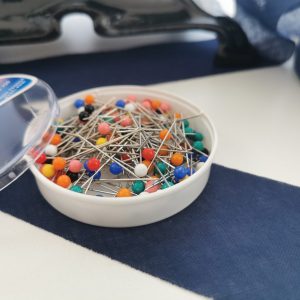 Alfinetes Aço Cabeça Colorida PONY 150ud